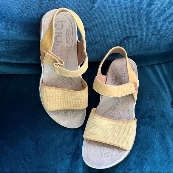 BIONICA NACOLA COMFORT SANDLE IN OCHRE YELLOW SIZE 7.5 - Picture 8 of 12